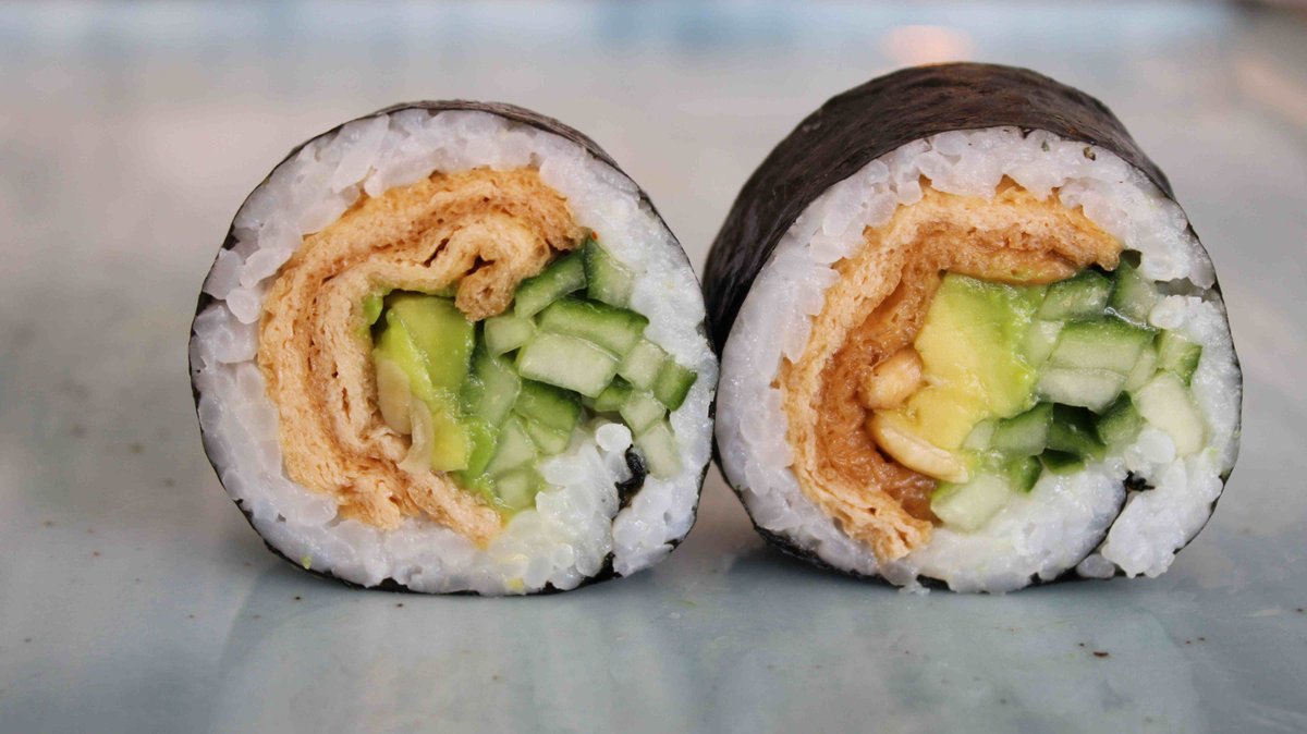 Futomaki vegetar (V) (6 stk.)