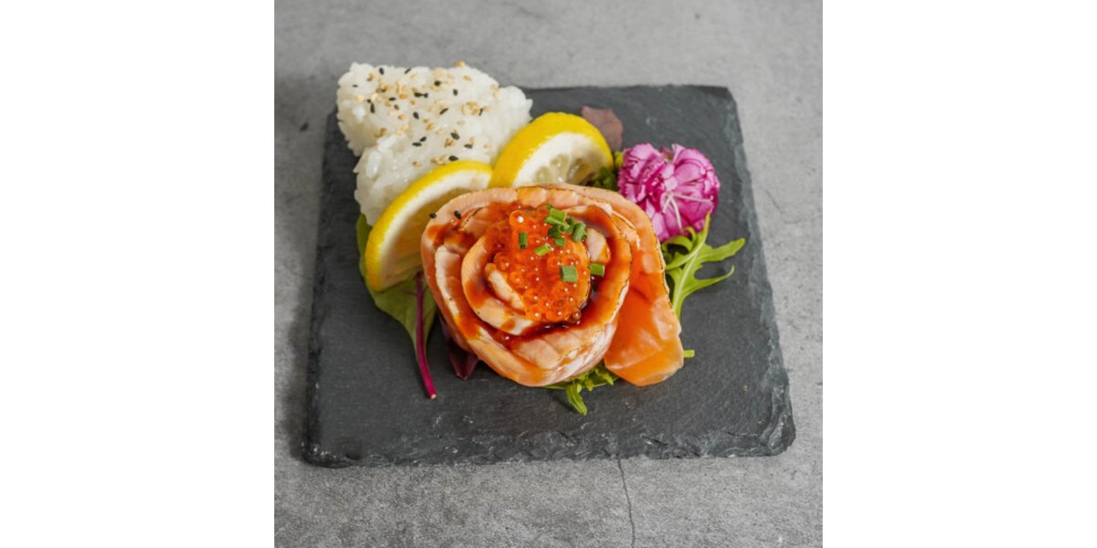 Sashimi laks tataki