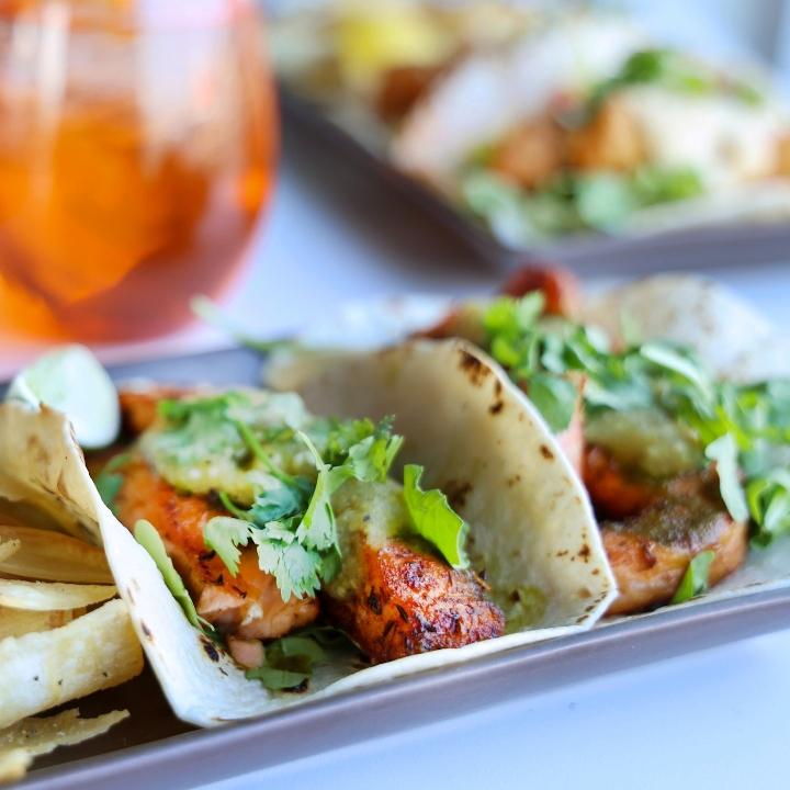 Blackened Salmon Tacos