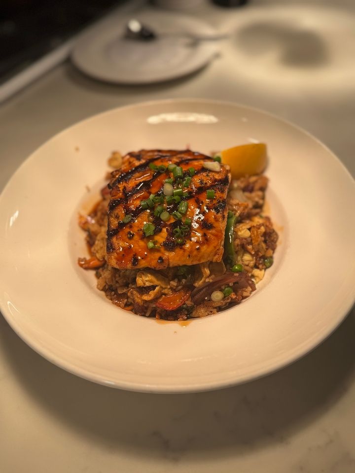 Fried Rice W/Salmon