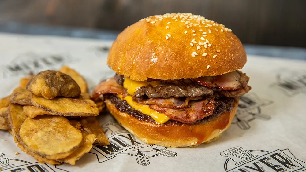 BBQ Smash burger double