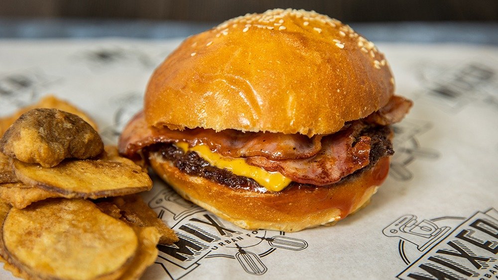 BBQ Smash burger single
