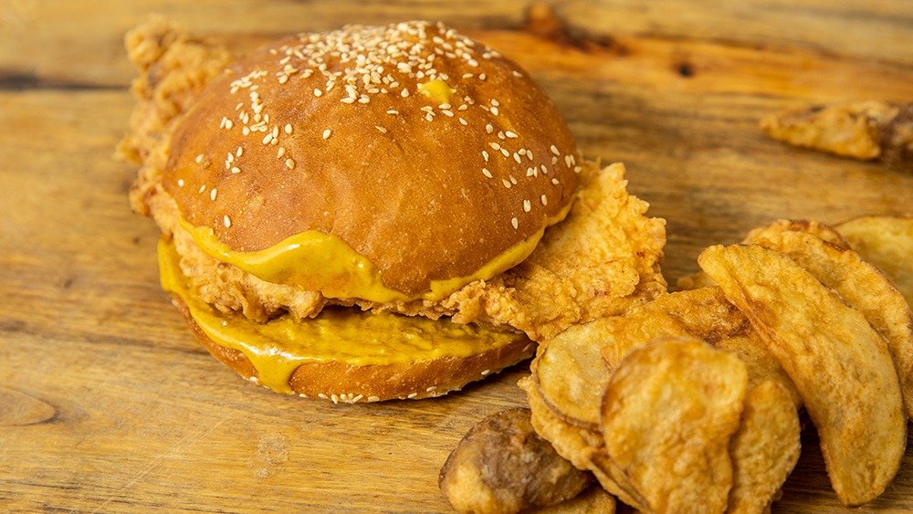 Crispy honey-mustard