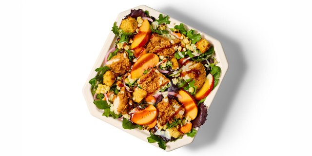 Peachy Bagged Lunch