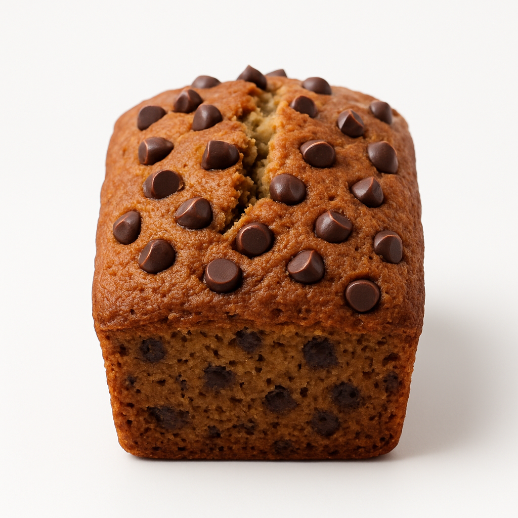 Pan de Banana con Chispas de Chocolate