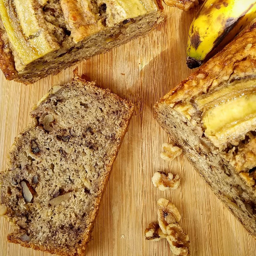 Pan de Banana con Nuez y Canela