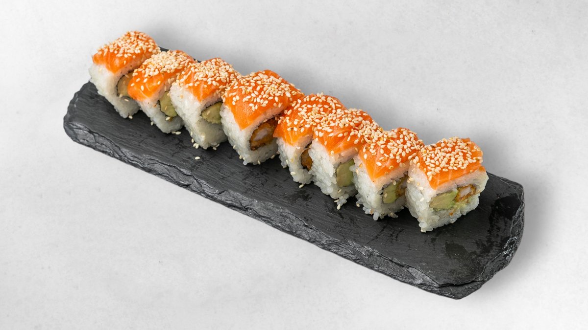 RB3. Lachs Ebi Tempura Roll