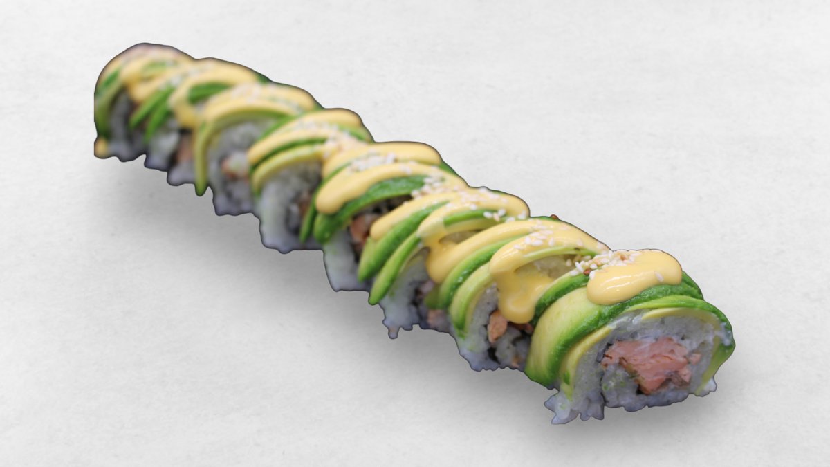 RB7. Avocado Rainbow Roll