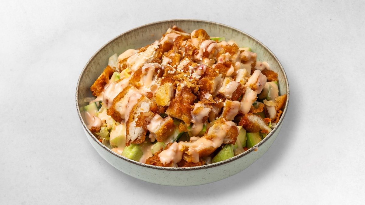 S12. Crispy Chicken Salat