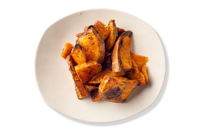 Chilled Rosemary Maple Sweet Potatoes