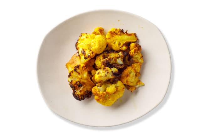 Chilled Turmeric Roasted Cauliflower