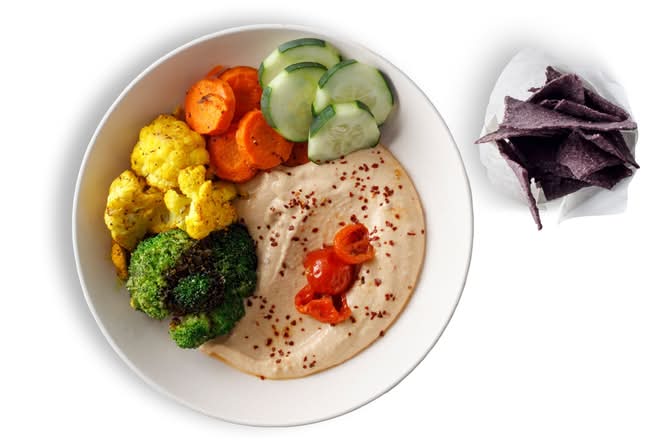 Chipotle Hummus and Veggies