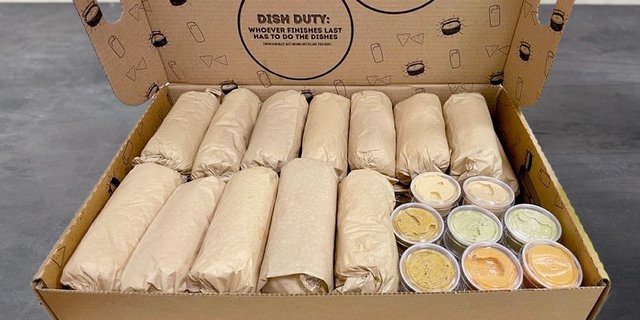 Veggie Cold Wrap Group Boxes