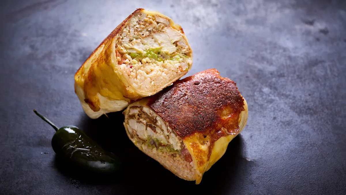 Buffalo Chicken Burrito NEW-Combo