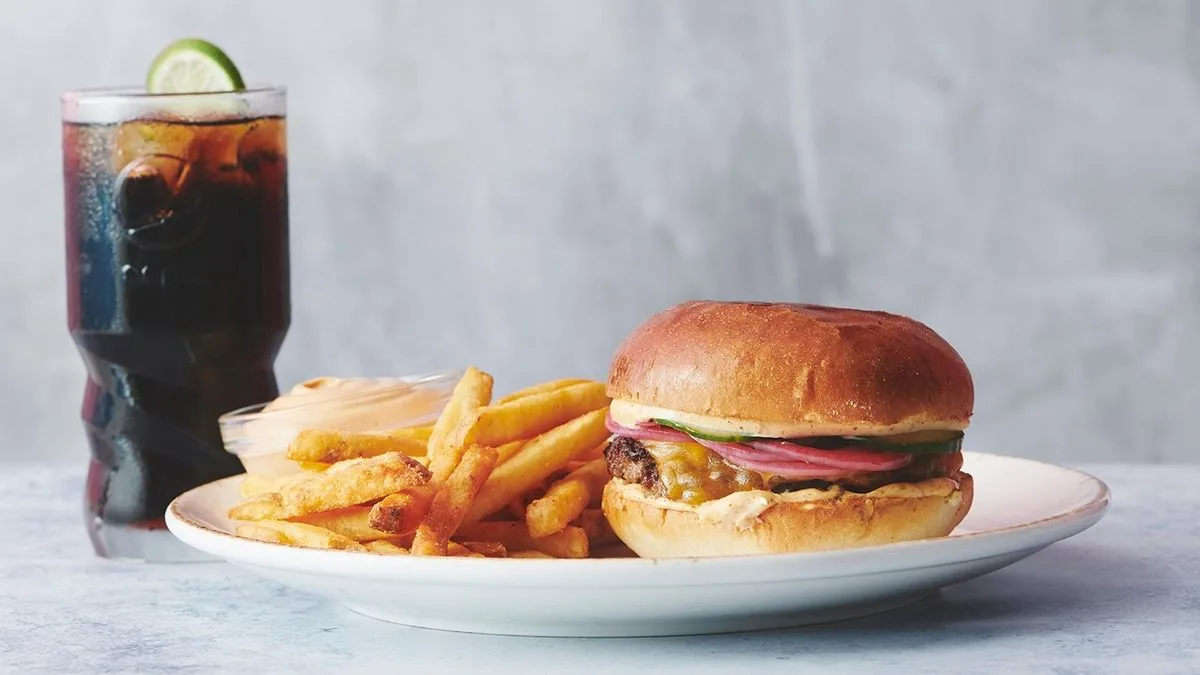 Classic American Burger Combo