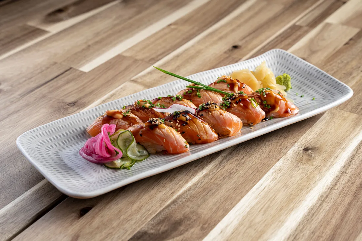 Halstrad Lax Nigiri - 10 Bitar