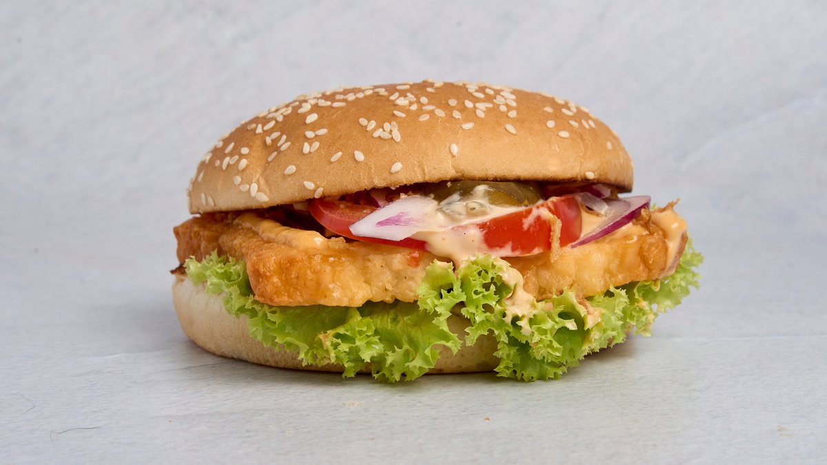 Halloumiburgertallrik