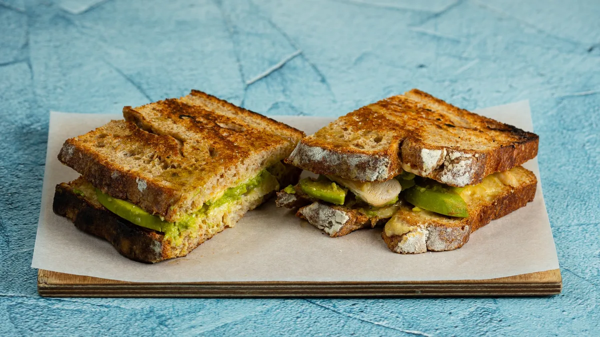 Avocado and Egg Toast Sandwich