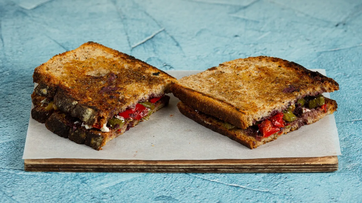 Greek Melt Sandwich