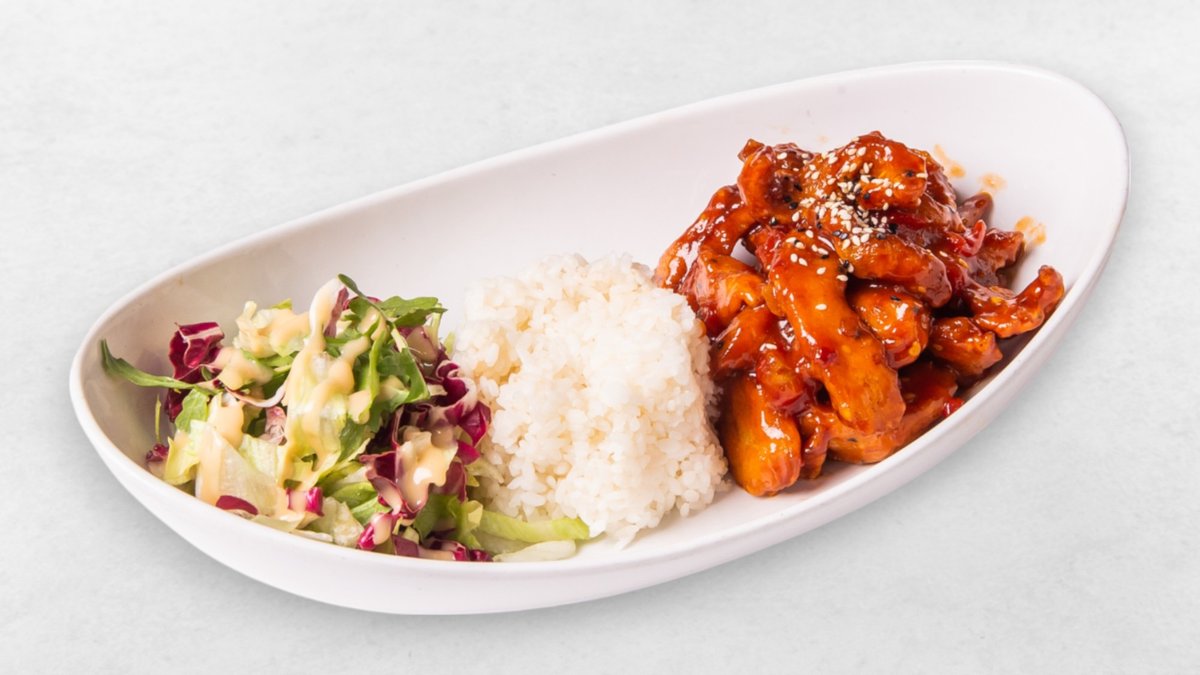 Sesame Chicken Bowl 🌶