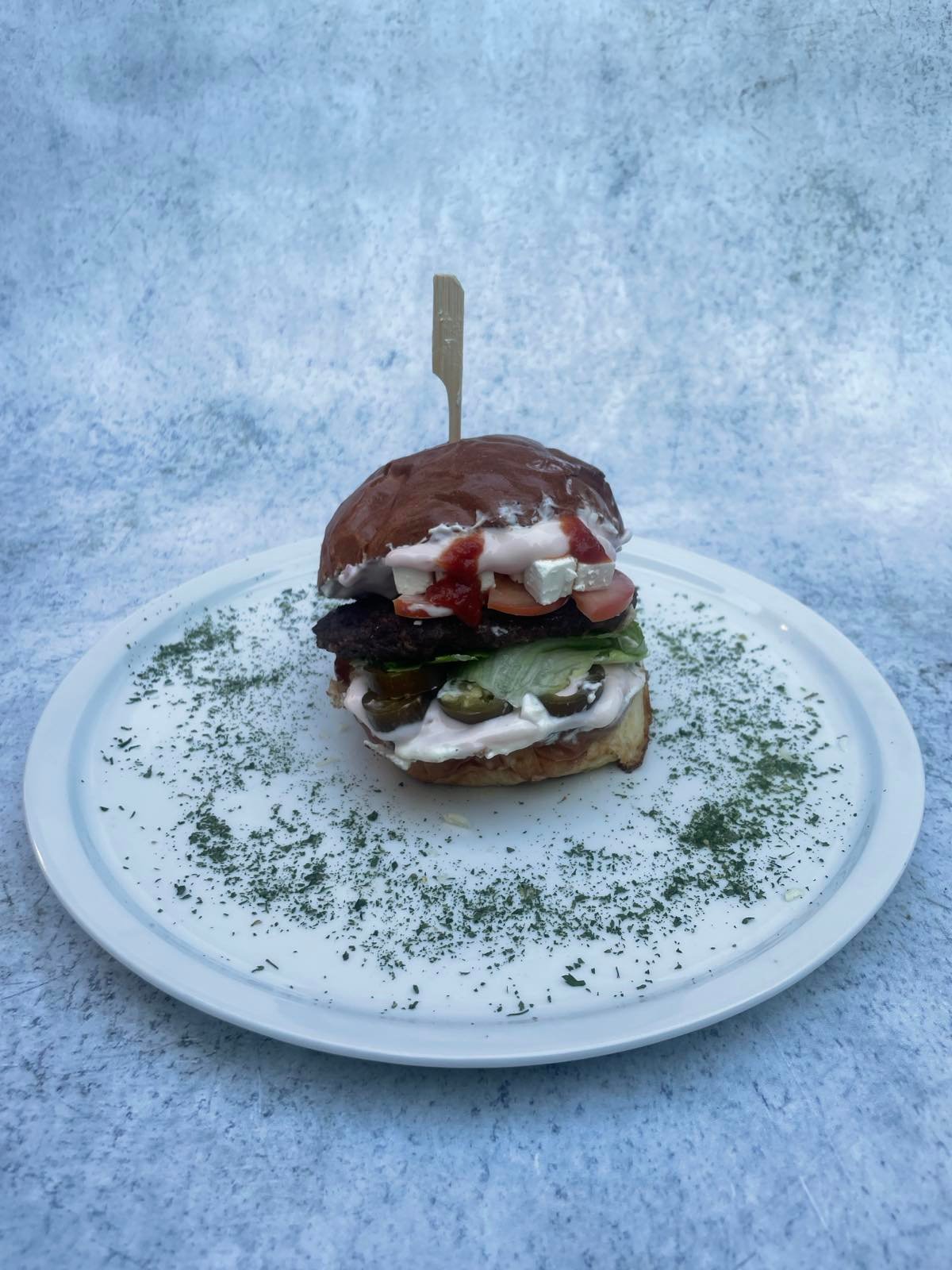 Chili burger