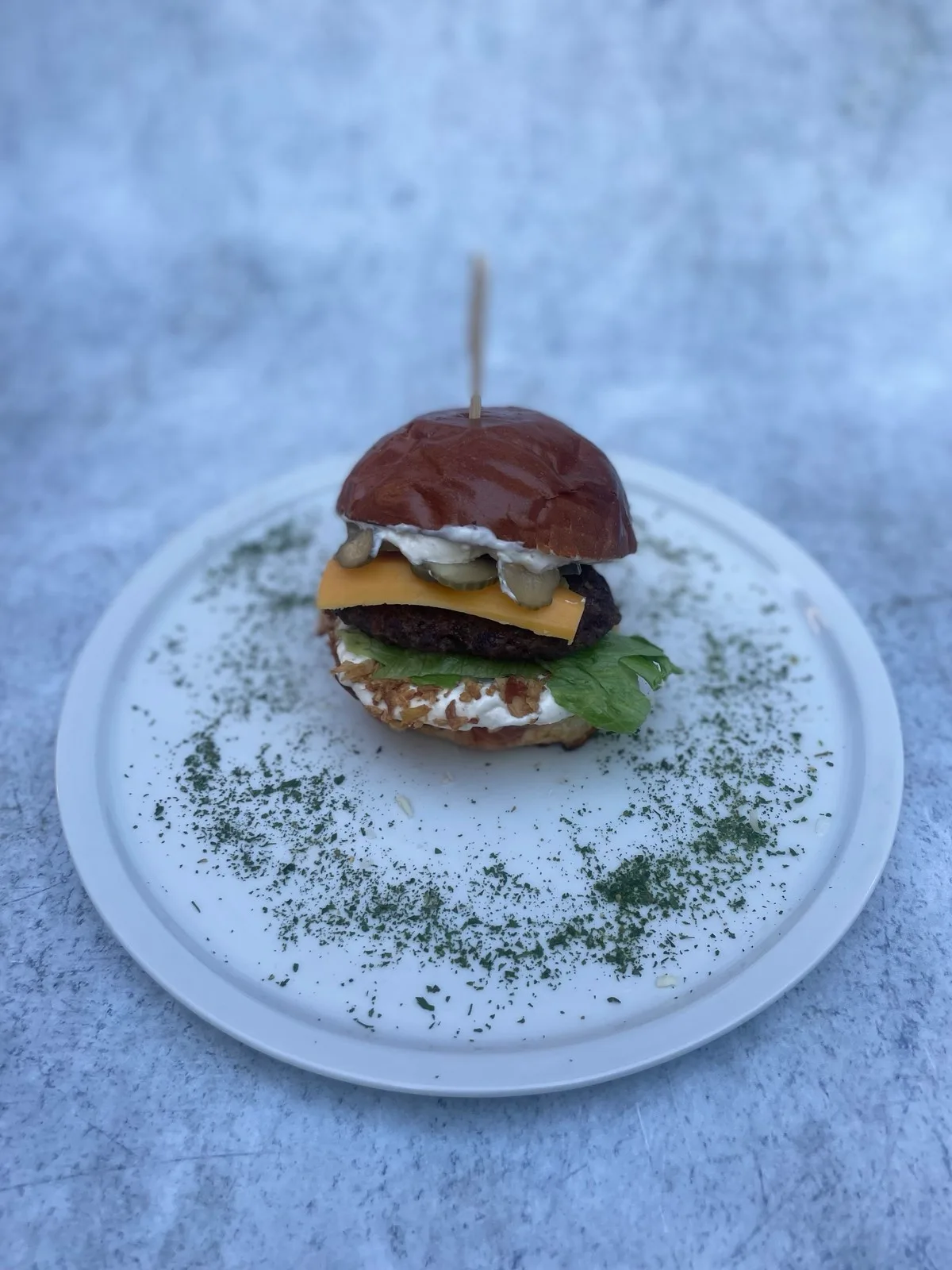Mom's burger