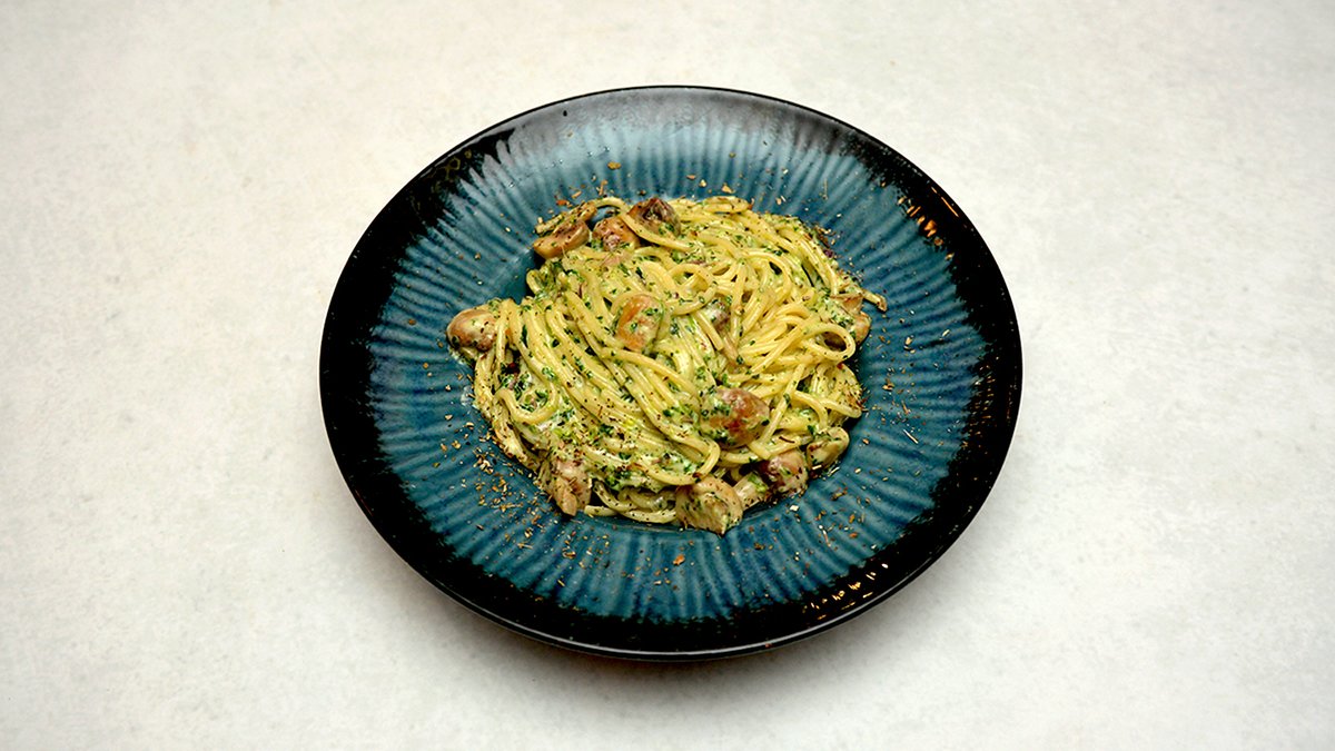 Posna pasta spanać