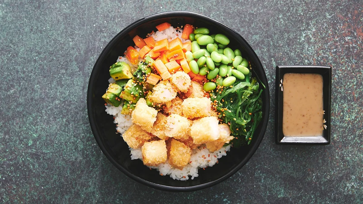 Ebi tempura poke