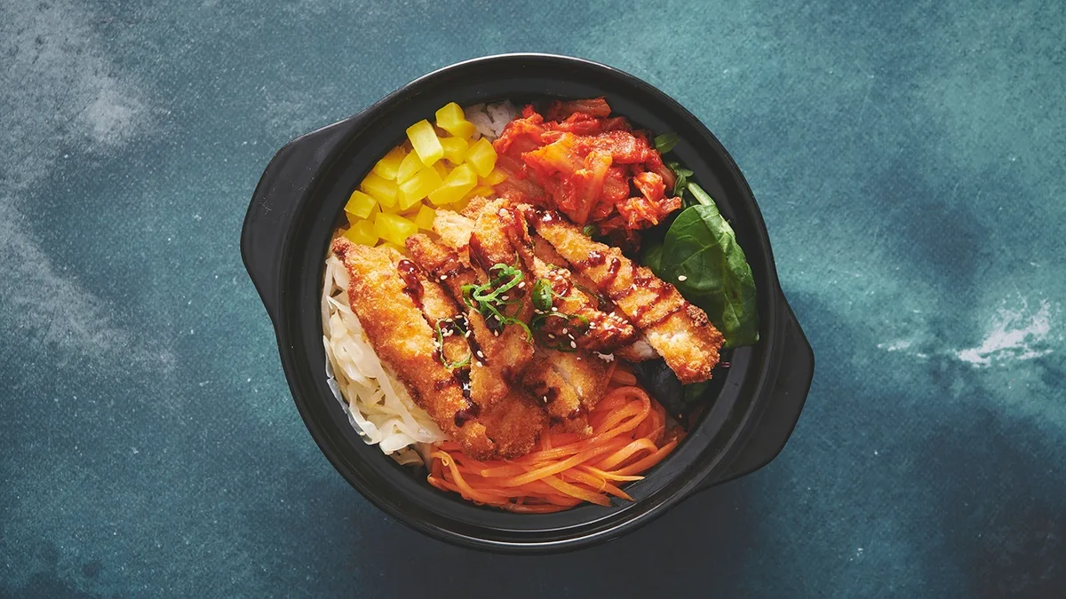 Original fried chicken﻿ bowl