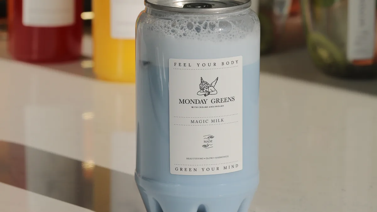 Blue Latte Magic Milk
