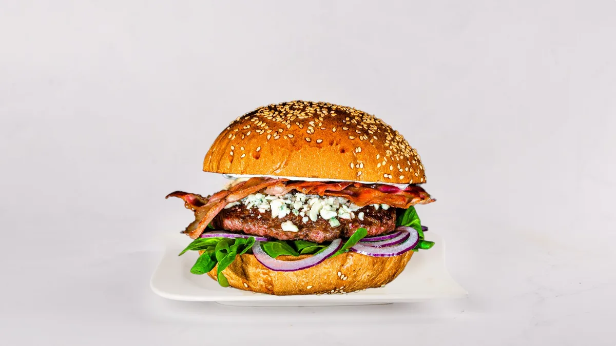 Black lady burger