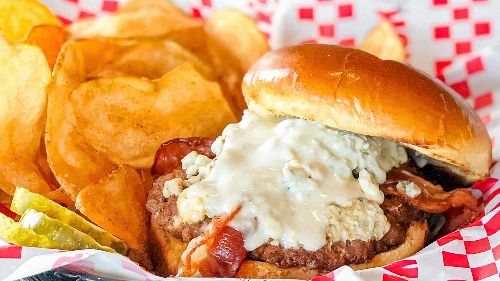 Black and Bleu Burger