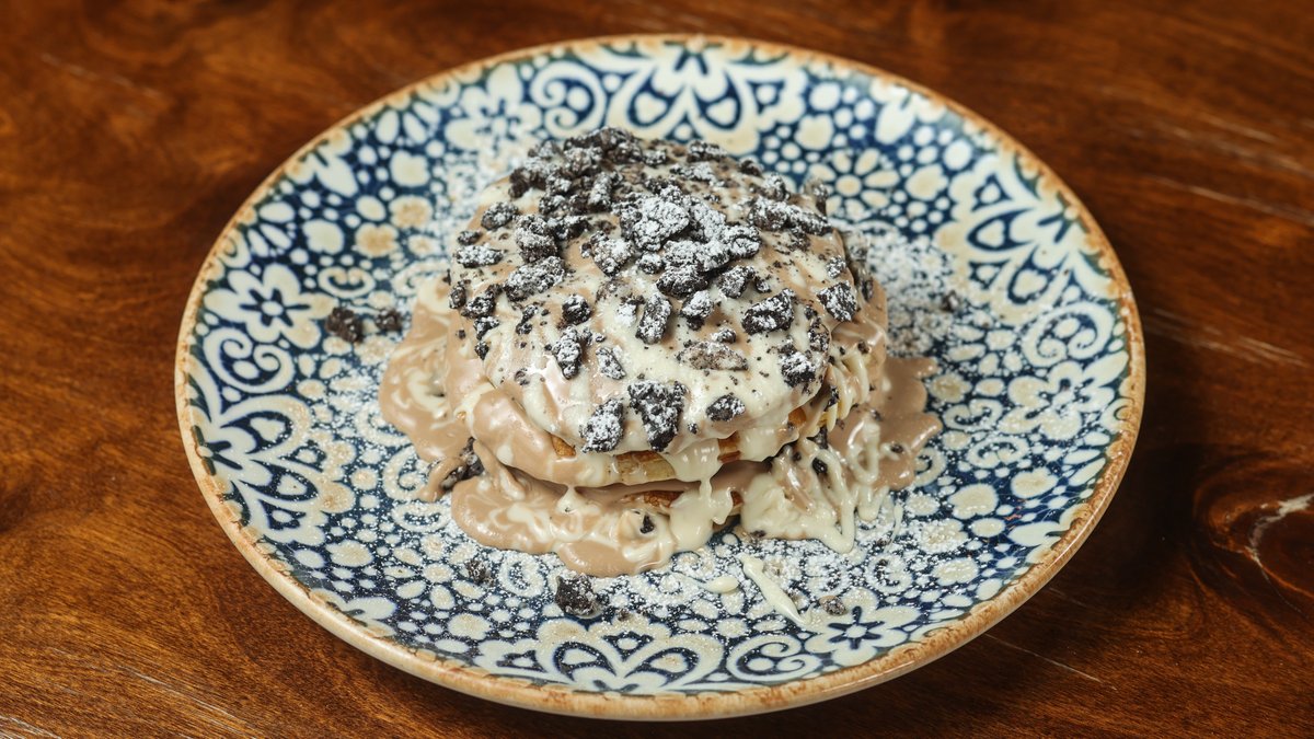 Pancakes με Οreo και Bueno