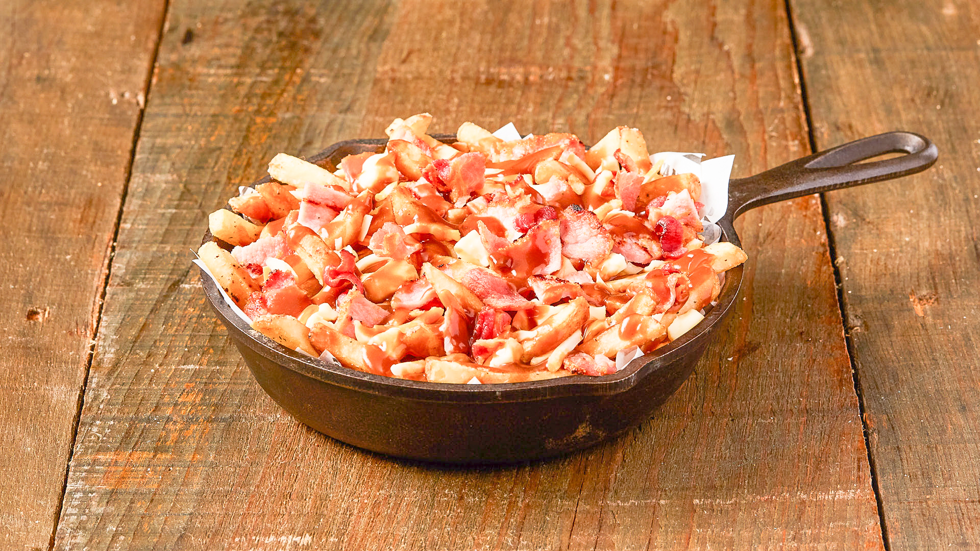 Double Bacon and Cheese Poutine