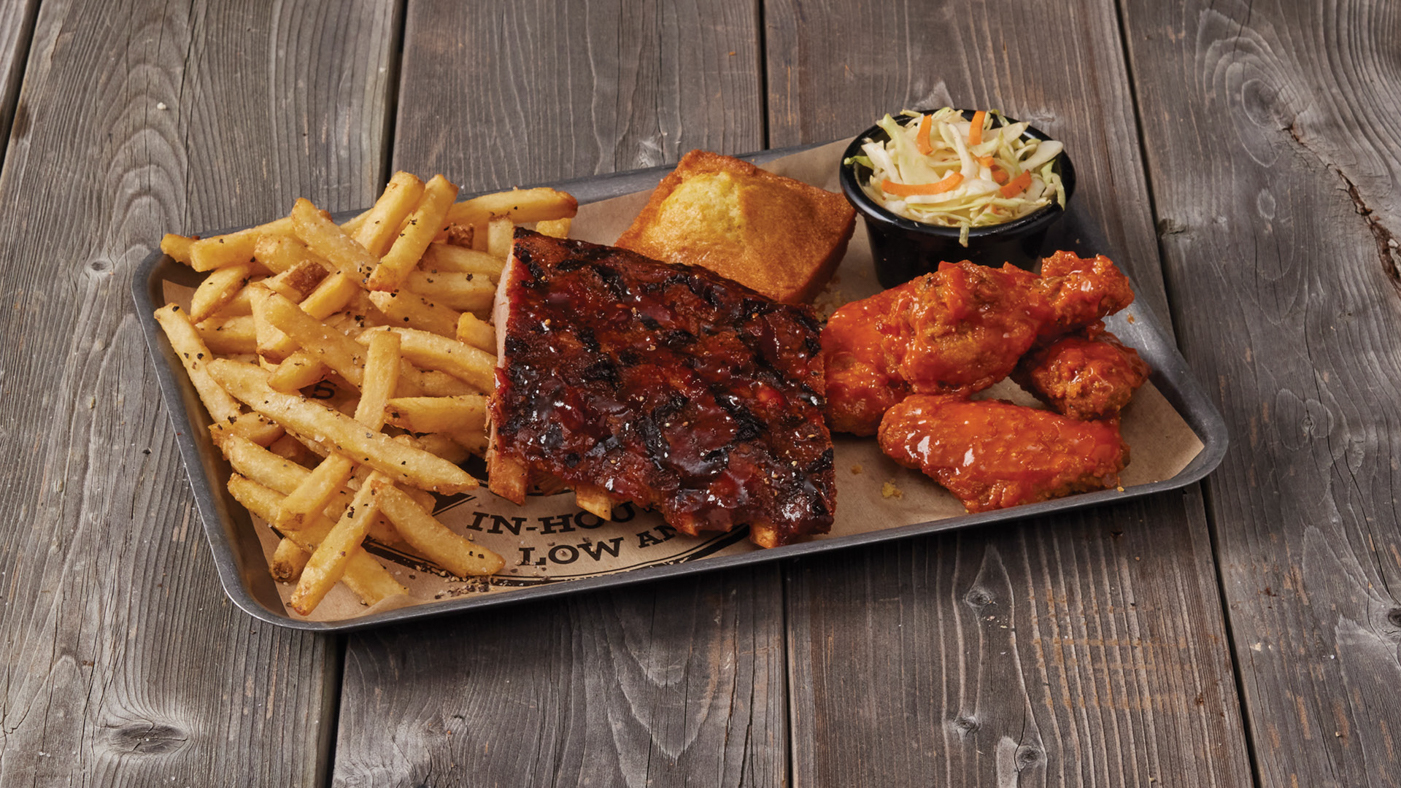 Rib and Wing Combo