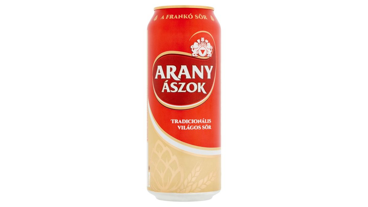 Arany Ászok világos sör 4,3% 0,5 l