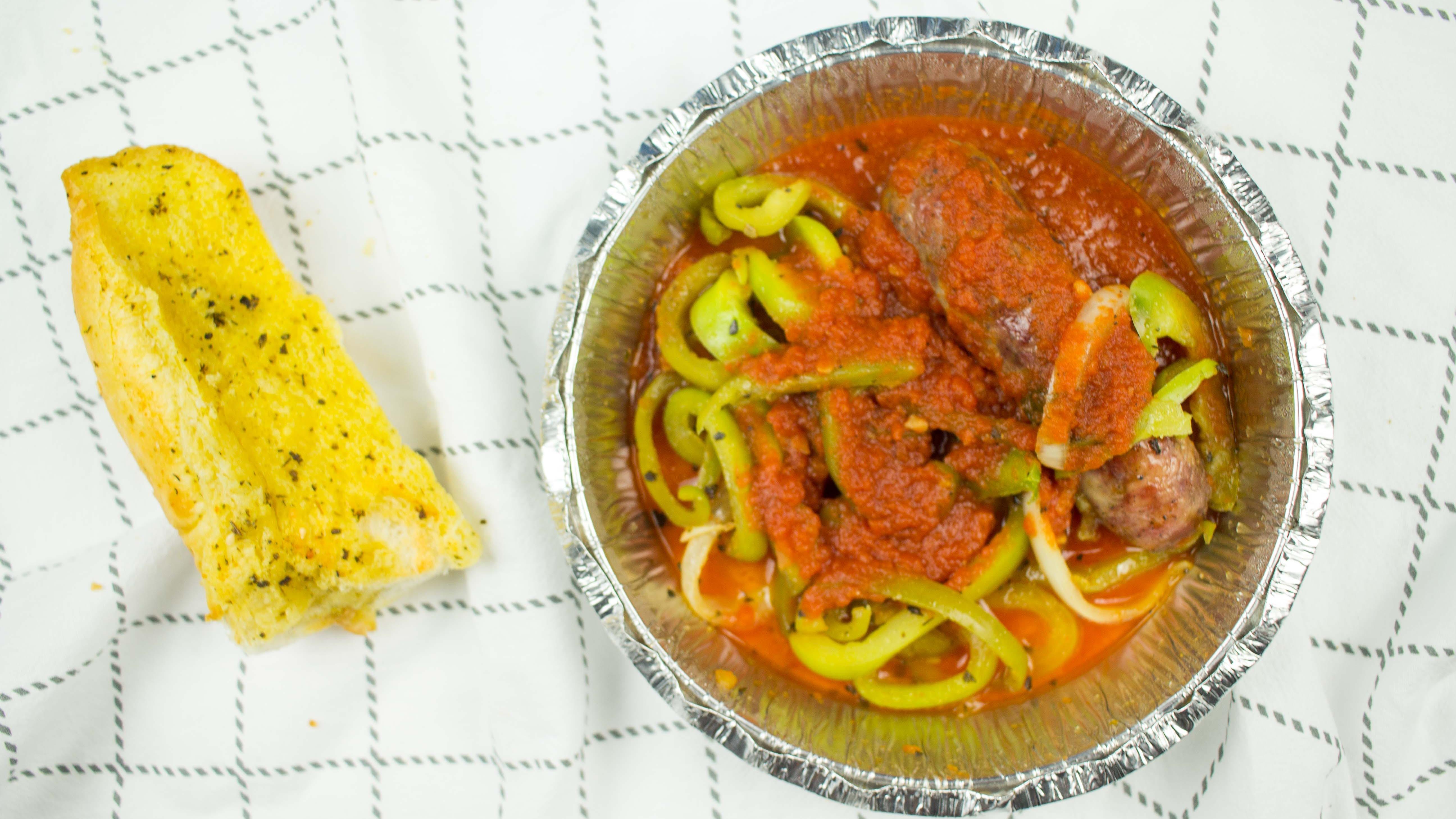 Sausage, Peppers, Pasta and Sauce