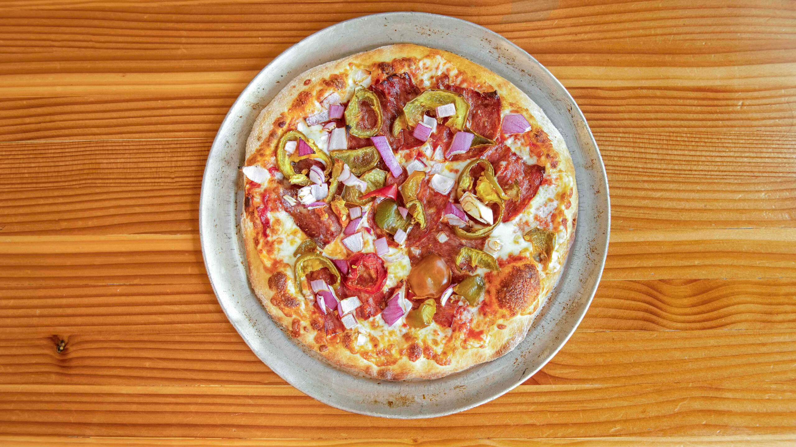 Hot Sopressata Pizza