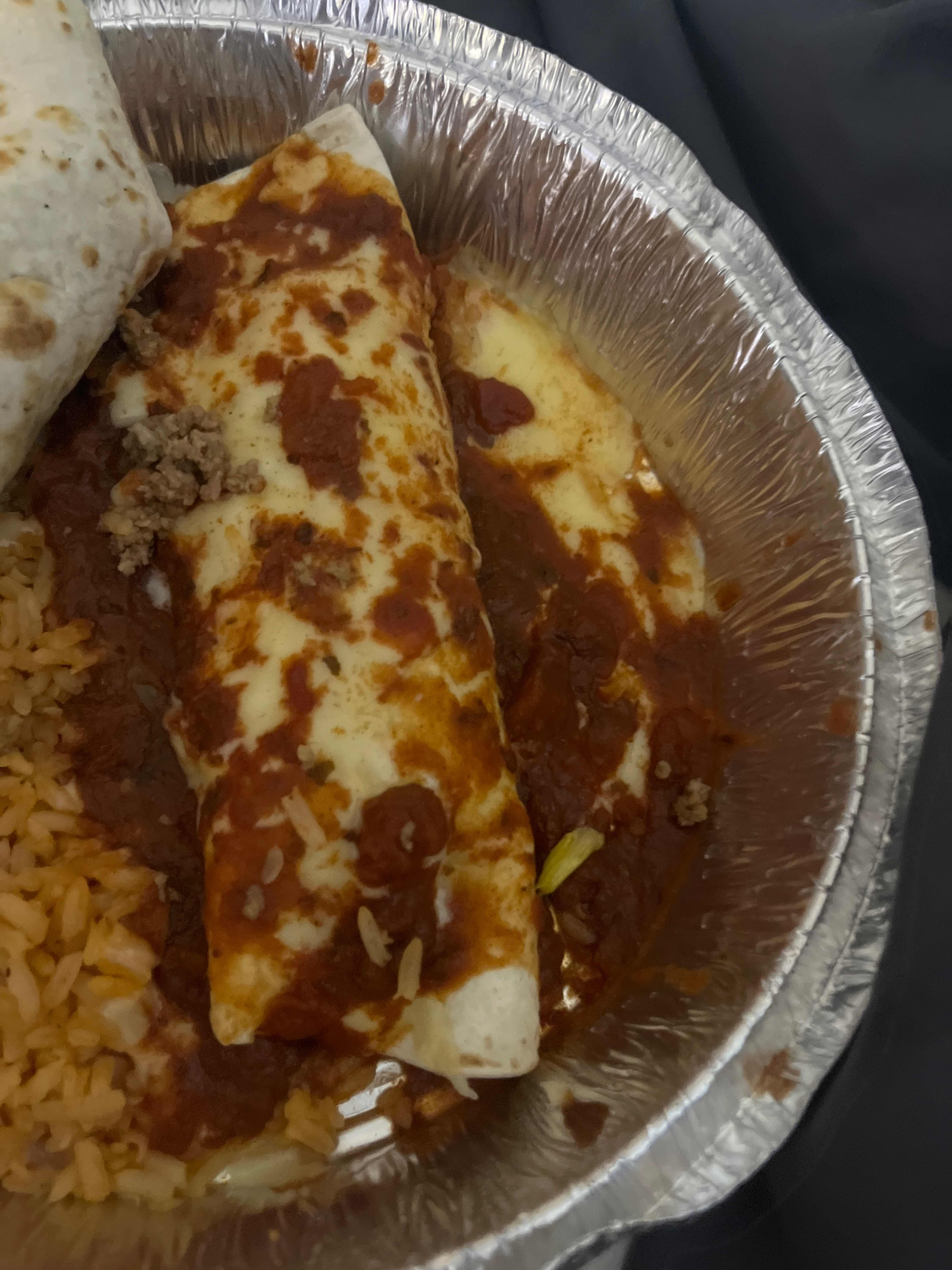 7. Kid's Burrito and Rice