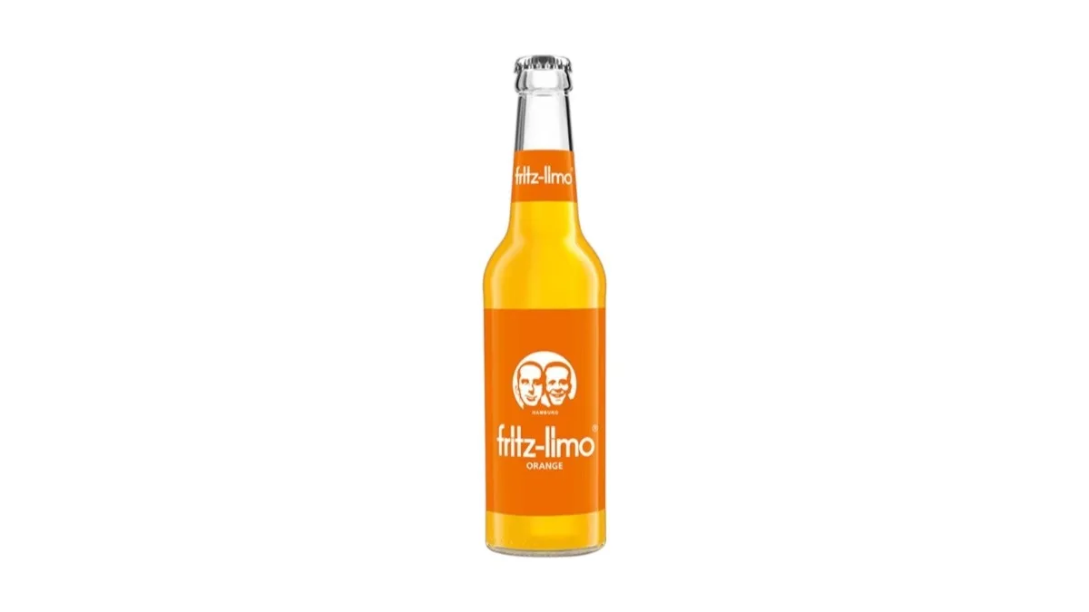Fritz-Limo Orange Glasflasche 0,33l