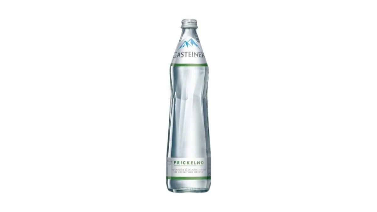 Gasteiner Mineralwasser Prickelnd Glasflasche 0,75l