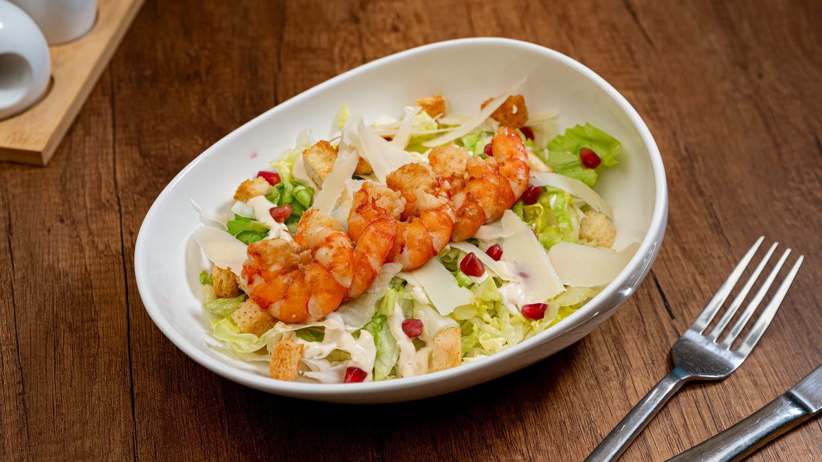 Salata Caesar cu creveti