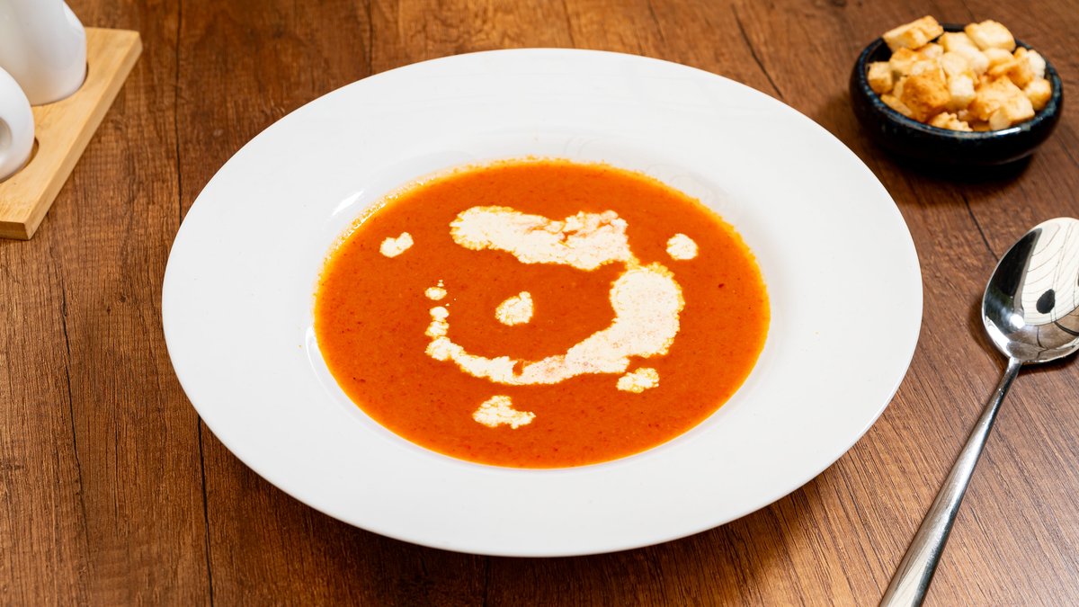 Supa crema de rosii