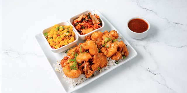 Crispy Cauliflower Plate