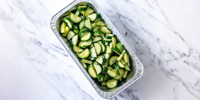Cucumber Salad Tray