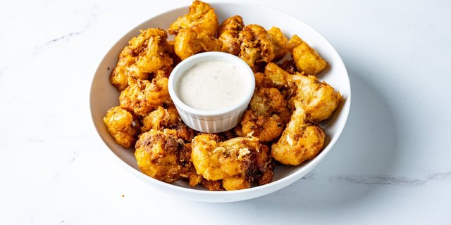Korean BBQ Cauliflower Wings