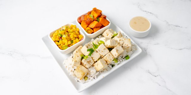 Sesame Tofu Plate