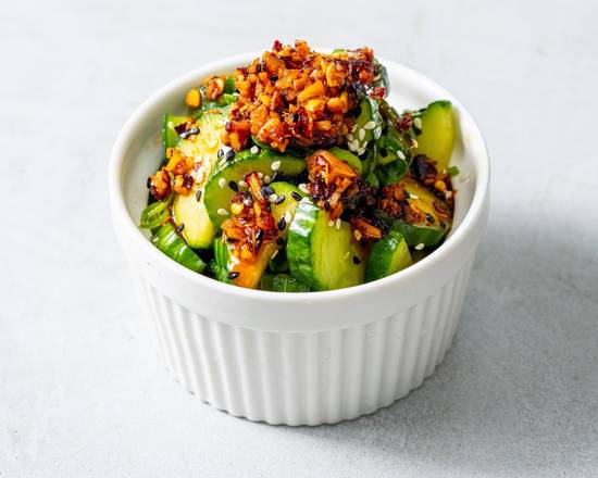 Chili Crunch Cucumbers