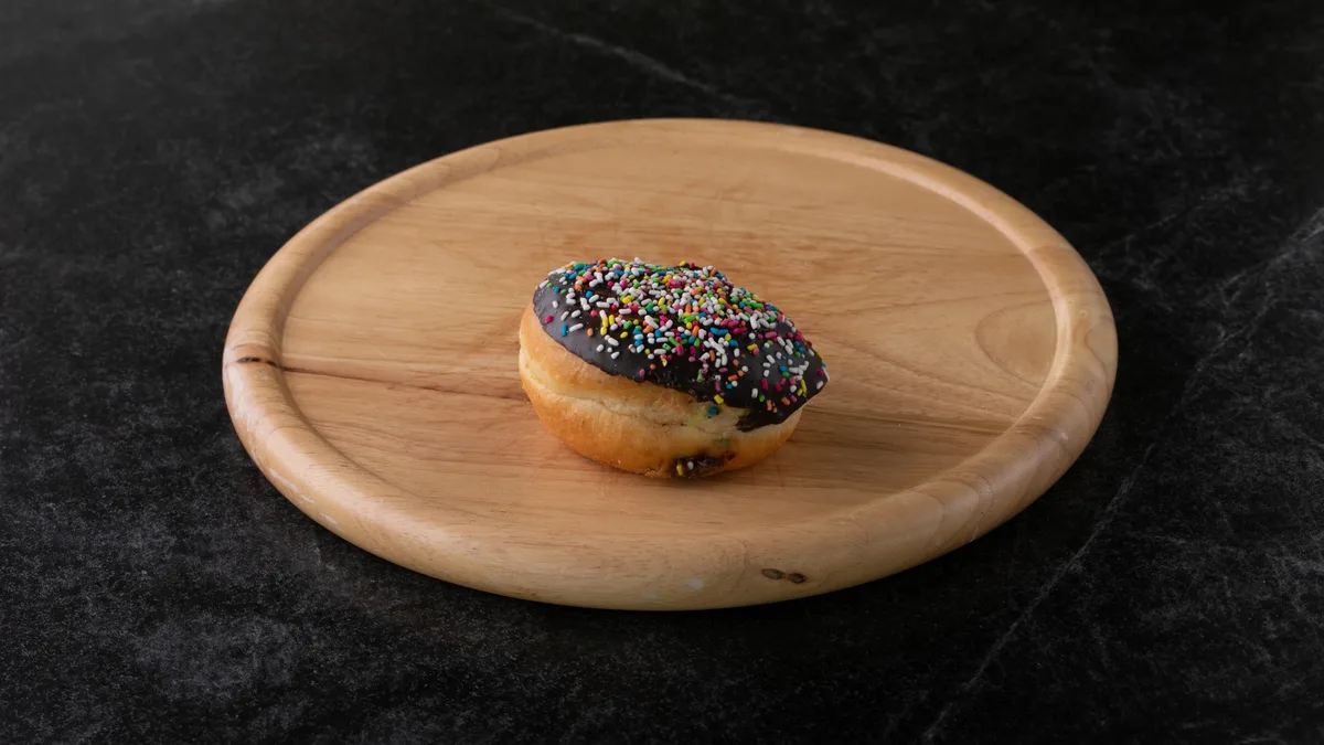 Mini Donut Σοκολάτα με Επικάλυψη Τρούφα Πολύχρωμη