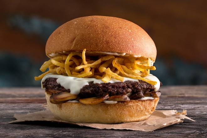 Mushroom Swiss Burger